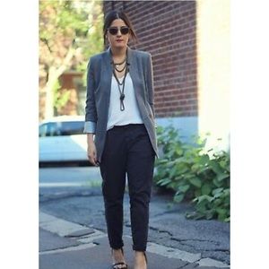 Zara long pinstripe stripe blazer jacket